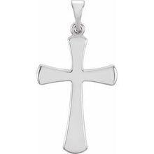 Load image into Gallery viewer, Sterling Silver 21x14 mm Cross Pendant

