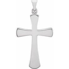 Load image into Gallery viewer, Sterling Silver 28.5x19 mm Cross Pendant

