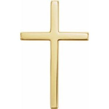 Load image into Gallery viewer, 10K Yellow Cross Pendant
