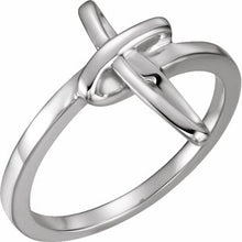 Load image into Gallery viewer, Sterling Silver Cross Ring
