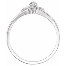 Load image into Gallery viewer, Sterling Silver Cherub Chastity Ring Size 7
