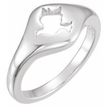 Load image into Gallery viewer, Sterling Silver 10.5mm Dove Ring
