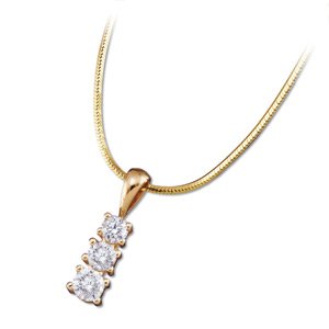 Three-Stone Necklace