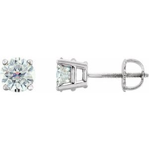 Charles & Colvard Moissanite¬Æ Stud Earrings