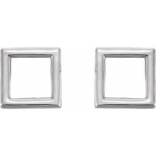 Load image into Gallery viewer, Sterling Silver Square Earrings
