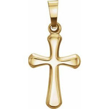 Load image into Gallery viewer, 14K Yellow 16x11 mm Cross Pendant
