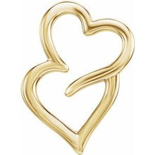 Load image into Gallery viewer, Double Heart Slide Pendant
