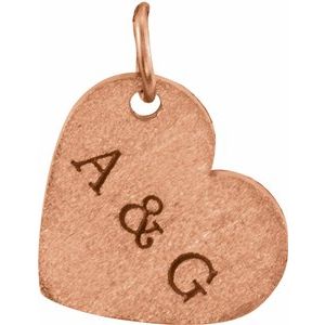 Sterling Silver 16x14 mm Heart Pendant