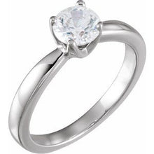 Load image into Gallery viewer, 14K Yellow &amp; White 3/8 CTW Diamond Solitaire Engagement Ring
