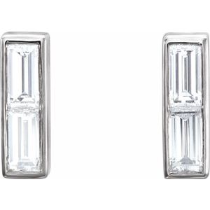 Baguette Bar Earrings