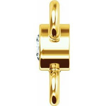Load image into Gallery viewer, Round Bezel-Set Necklace Center
