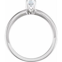 Load image into Gallery viewer, 14K White 3/8 CTW Round Solitaire Engagement Ring

