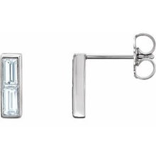 Load image into Gallery viewer, Platinum 1/2 CTW Diamond Earrings
