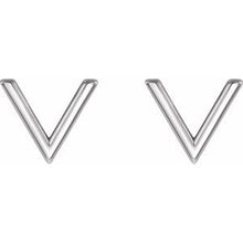 Load image into Gallery viewer, &quot;V&quot; Earrings
