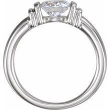 Charger l&#39;image dans la galerie, Bar Set Solitaire Engagement Ring
