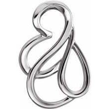 Load image into Gallery viewer, Sterling Silver Freeform Slide Pendant
