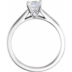Accented Engagement Ring or Band