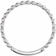 Charger l'image dans la galerie, Beaded Stackable Ring
