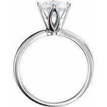 Load image into Gallery viewer, 4-Prong Tulipset¬Æ Solitaire Engagement Ring
