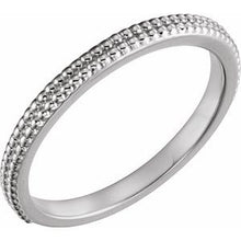 Charger l'image dans la galerie, Sterling Silver Stackable Bead Ring

