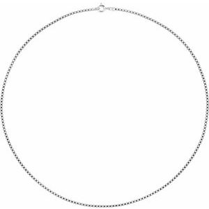 2 mm Sterling Silver Box Chain