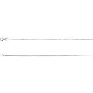 .85 mm Sterling Silver Rope Chain 
