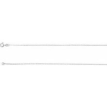 Load image into Gallery viewer, Sterling Silver .85 mm Rope 18&quot; Chain with Spring Ring
