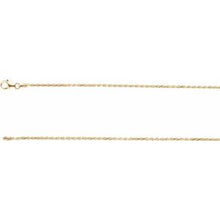 Charger l&#39;image dans la galerie, 18K Yellow Vermeil 18&quot; Diamond Cut Rope Chain
