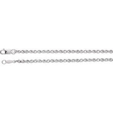 Load image into Gallery viewer, Sterling Silver 2 mm 24&quot; Rope Chain with Lobster Clasp
