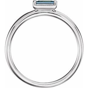 Baguette Stackable Ring 