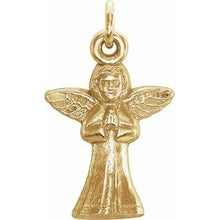 Load image into Gallery viewer, 14K Yellow 14x10 mm Praying Angel Pendant
