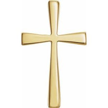 Load image into Gallery viewer, 14K Yellow 18x11 mm Cross Pendant
