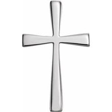 Load image into Gallery viewer, Sterling Silver 18x11 mm Cross Pendant
