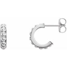 Load image into Gallery viewer, Beaded Hoop Earrings
