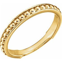 Charger l'image dans la galerie, Beaded Stackable Ring 
