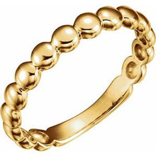 Charger l'image dans la galerie, Beaded Stackable Ring
