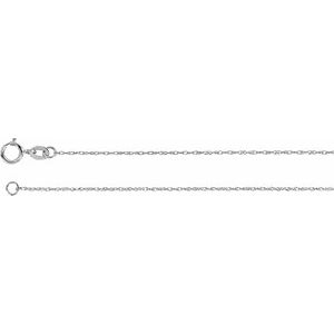 1 mm Solid Rope Chain 