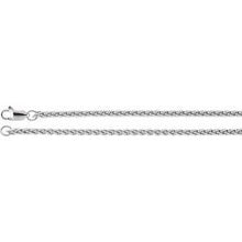 Load image into Gallery viewer, Sterling Silver 2.4 mm Wheat 7&quot; Chain
