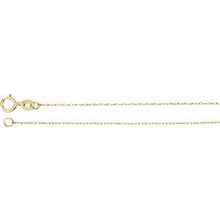 Charger l&#39;image dans la galerie, 14K Yellow .75 mm Solid Rope 16&quot; Chain
