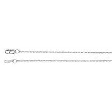 Charger l&#39;image dans la galerie, 14K White 1 mm Rope 16&quot; Chain
