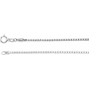 1.75 mm Diamond Cut Box Chain 