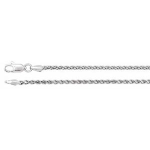 2 mm Wheat Diamond Cut Chain