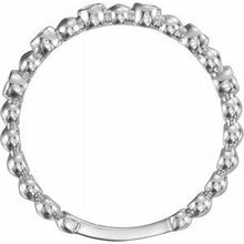 Charger l'image dans la galerie, Sterling Silver Stackable Ring Mounting
