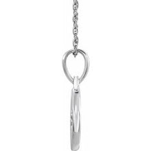Charger l&#39;image dans la galerie, Sterling Silver .01 CT Diamond Starburst 16-18&quot; Necklace
