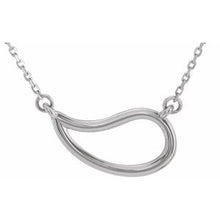 Load image into Gallery viewer, Sterling Silver Decorative 18&quot; Necklace
