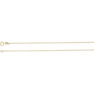 14K Yellow 1 mm Solid Rope 20