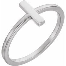 Charger l'image dans la galerie, Sterling Silver Bar Ring
