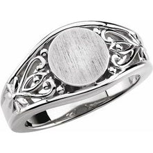 Load image into Gallery viewer, Continuum Sterling Silver 8.25 mm Round Signet Ring
