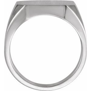 Octagon Signet Ring
