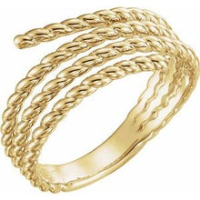 Charger l'image dans la galerie, Sterling Silver Rope Ring
